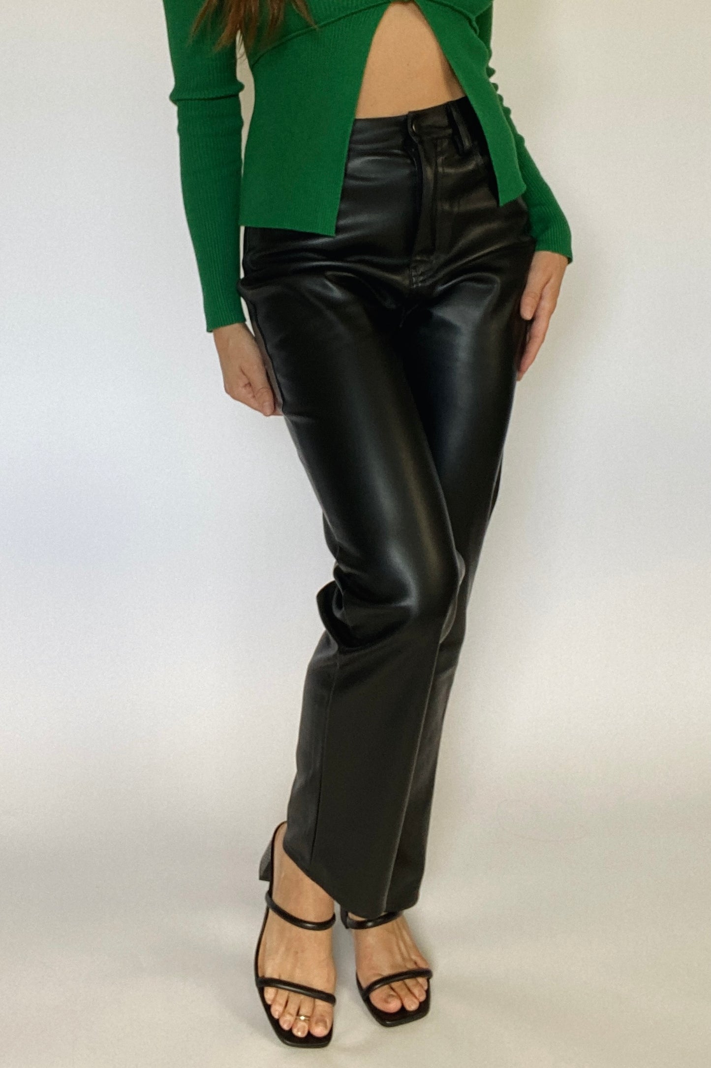 Midnight City Faux Leather Pant - FINAL SALE